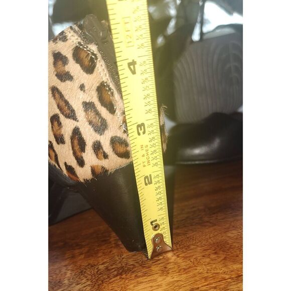 Sesto Meucci Black and Leopard Heels - Picture 8 of 8